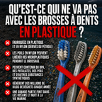 Brosse à dents BRIZE en poils de sanglier et bambou (paquet de 4)