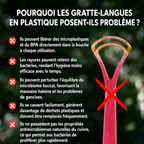 Grattoir à langue 100% cuivre BRIZE